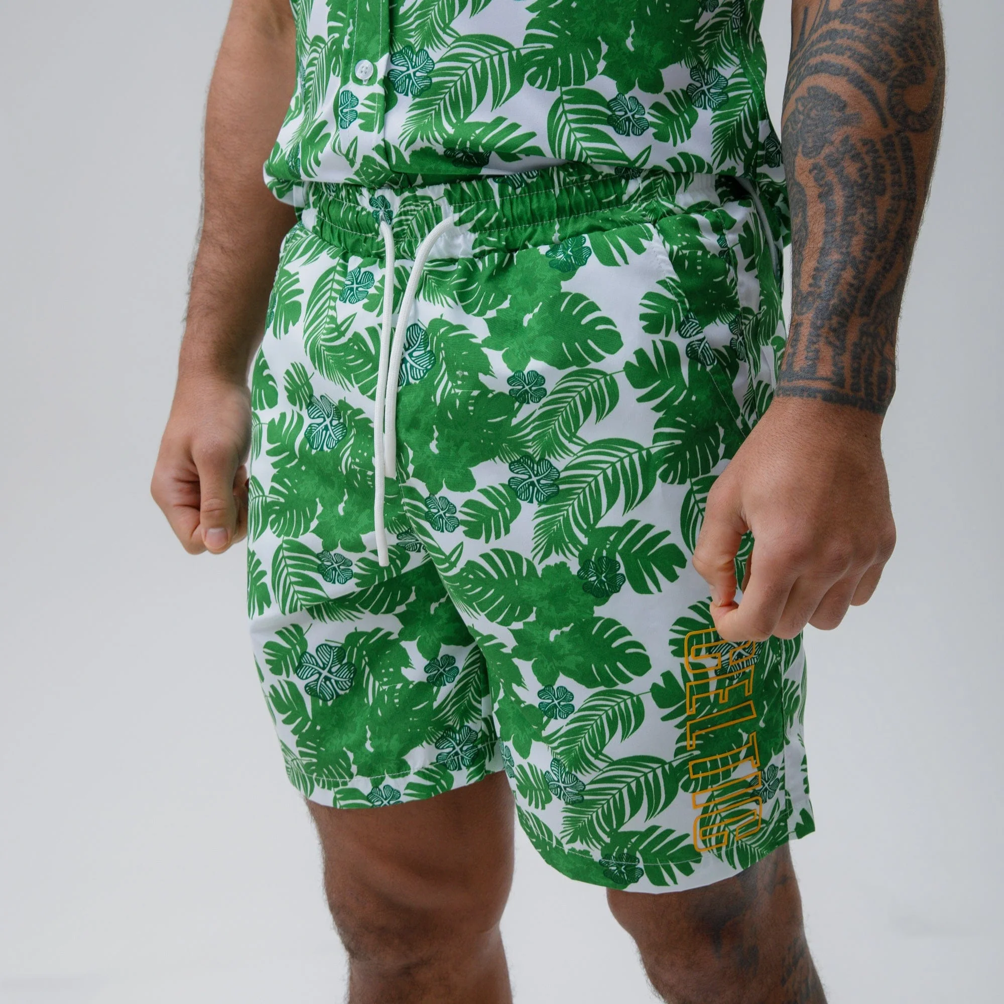 Celtic Clover Hawaiian Green Short - Image 3